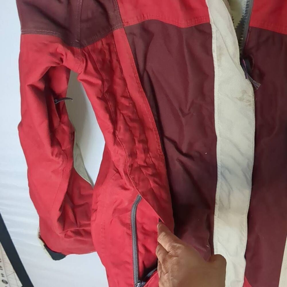 Volcom Nimbus Red Cream Colorblock Ski Snowboard … - image 4